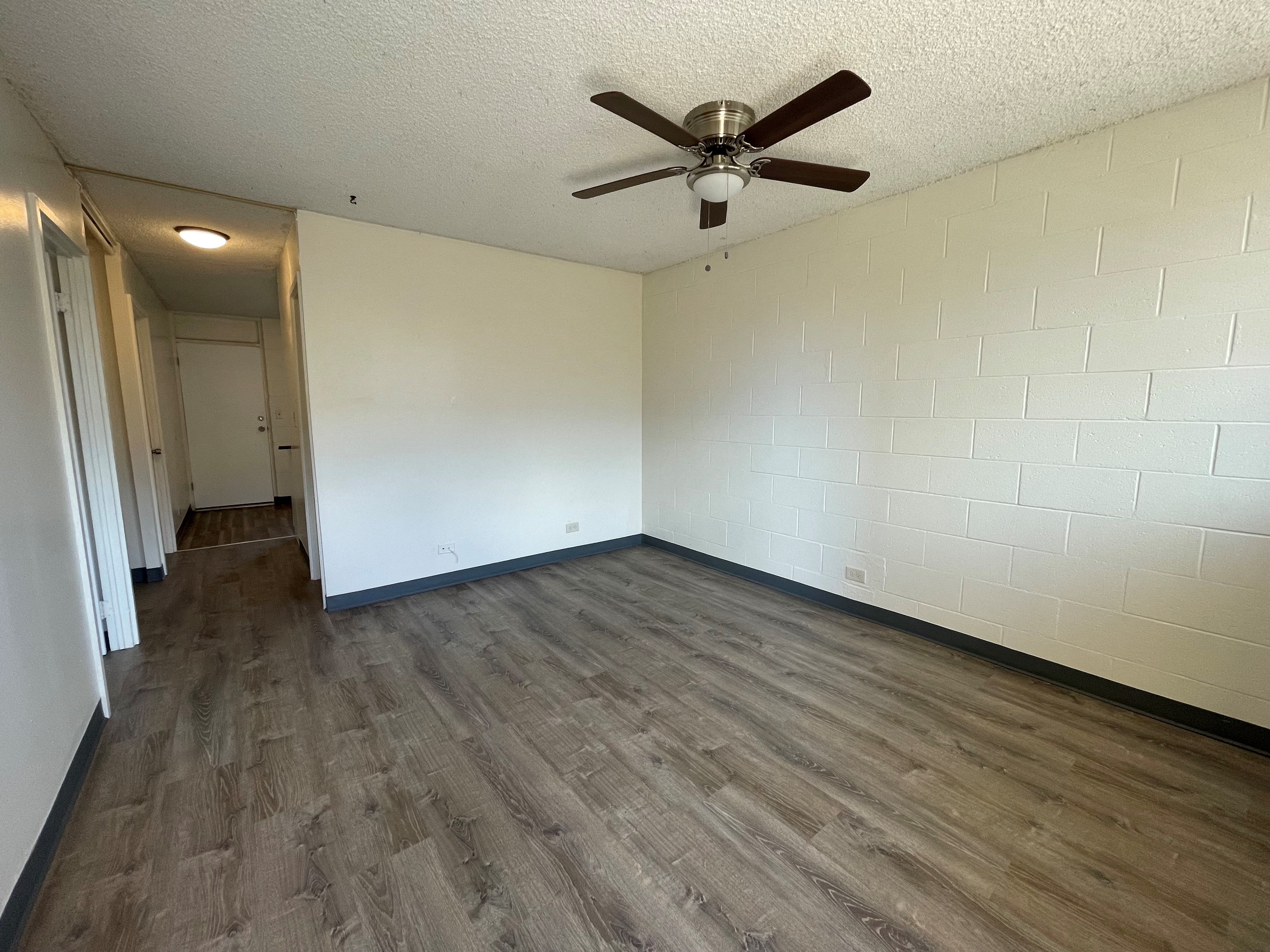 Livingroom with Ceiling Fan